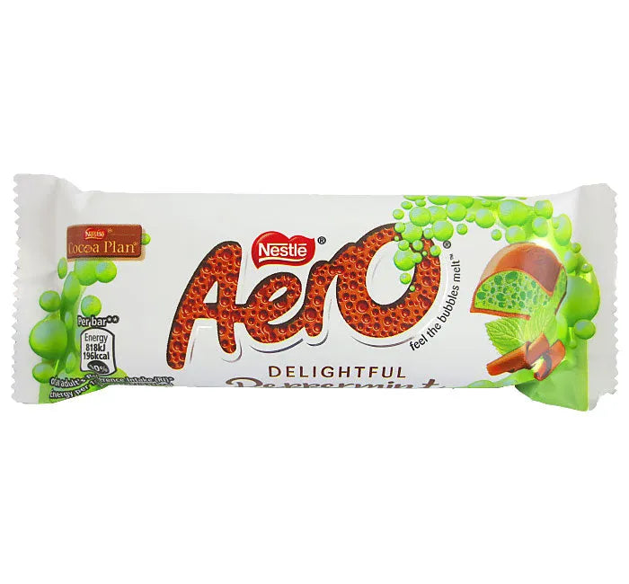 Nestle Aero Milk Chocolate Bars - Peppermint: 24-Piece Box