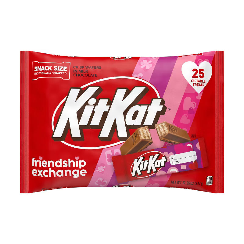 Valentine Kit Kat Snack Size Candy: 12.25-Ounce Bag