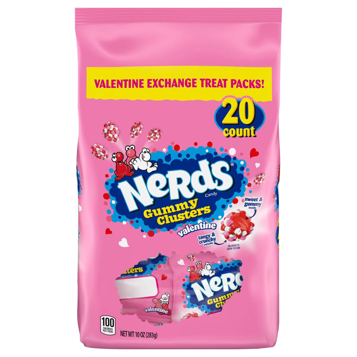 Valentine's Nerds Gummy Clusters: 20-Piece Bag