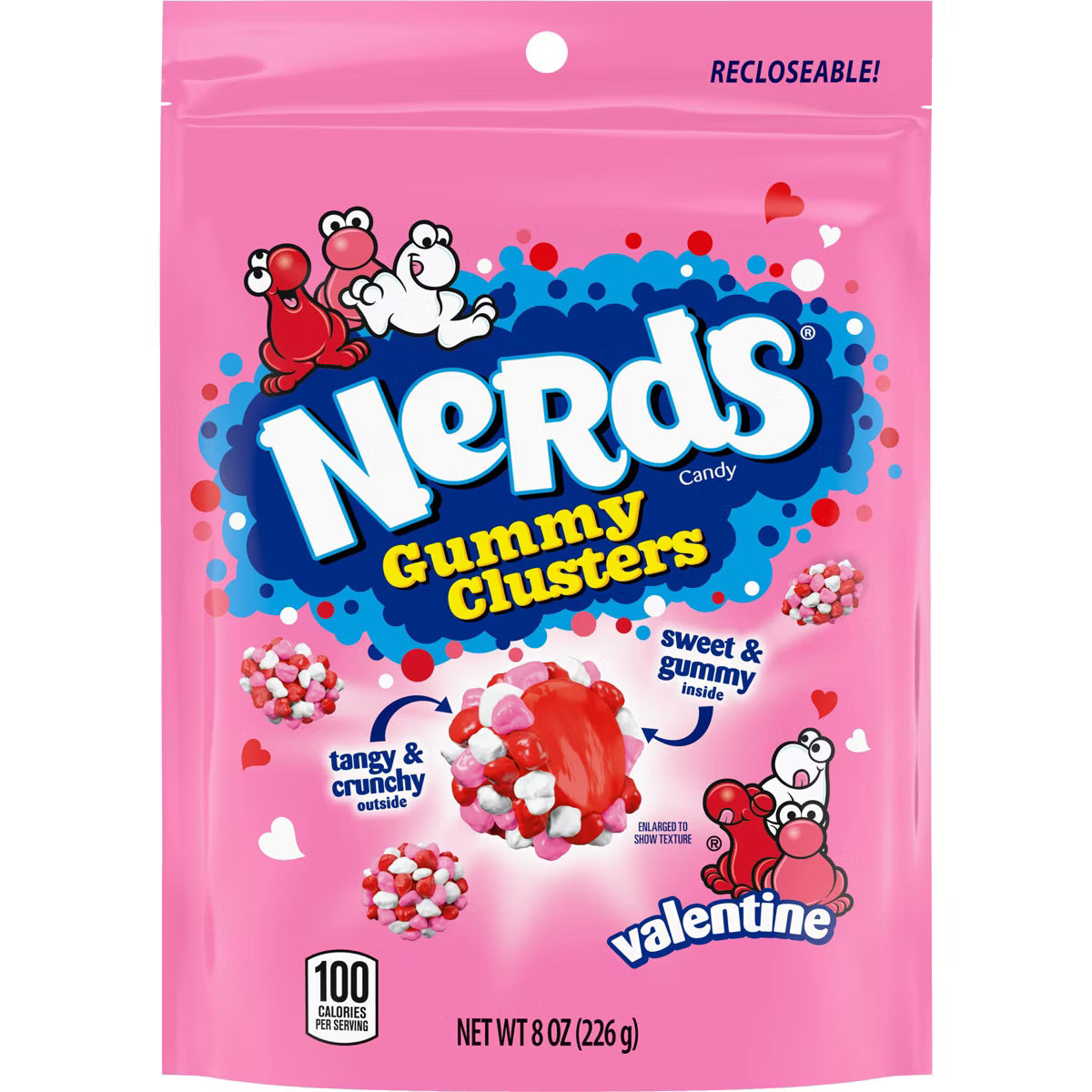 Valentine's Nerds Gummy Clusters: 8-Ounce Bag