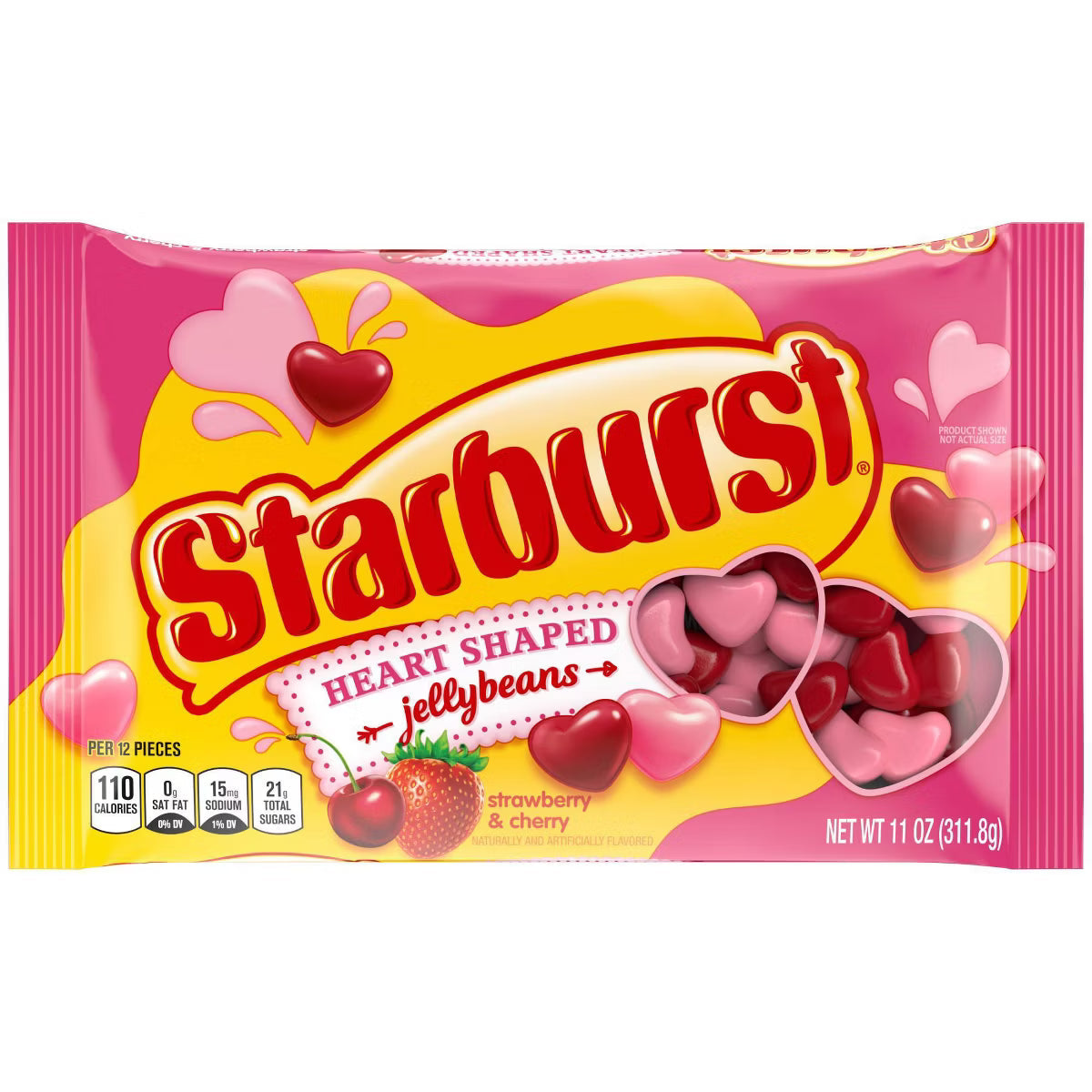 Starburst Valentine Heart Shaped Jelly Beans: 11-Ounce Bag