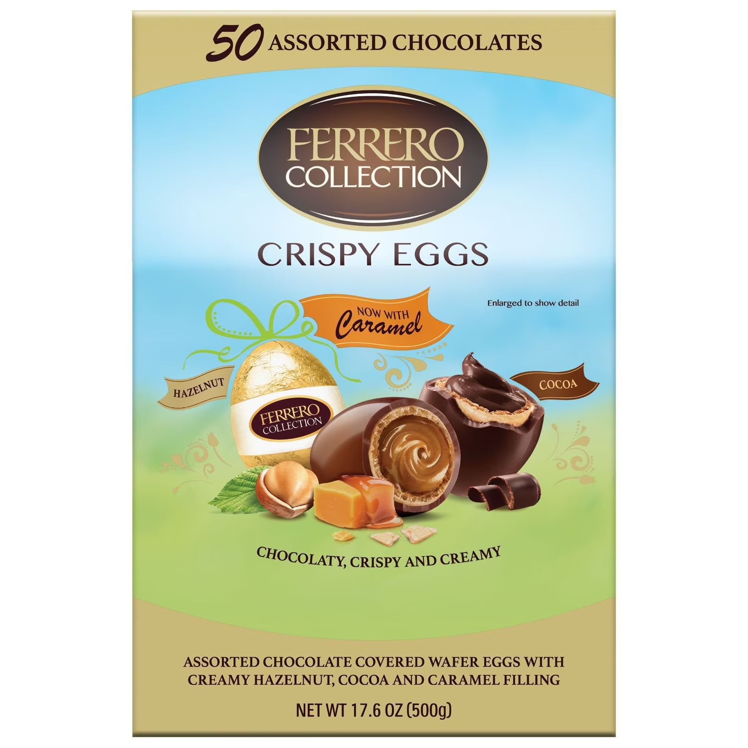 Ferrero Crispy Chocolate Easter Eggs: 50-Piece Bag