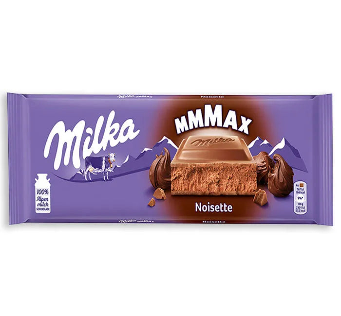 Milka Hazelnut Milk Chocolate Bars - Large: 12-Piece Box