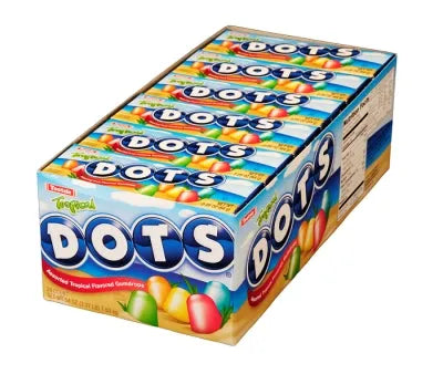 Tropical Dots Candy 2.25-Ounce Packs: 24-Piece Box