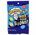 Warheads Mega Sour Booms Peg Bags: 12-Piece Case