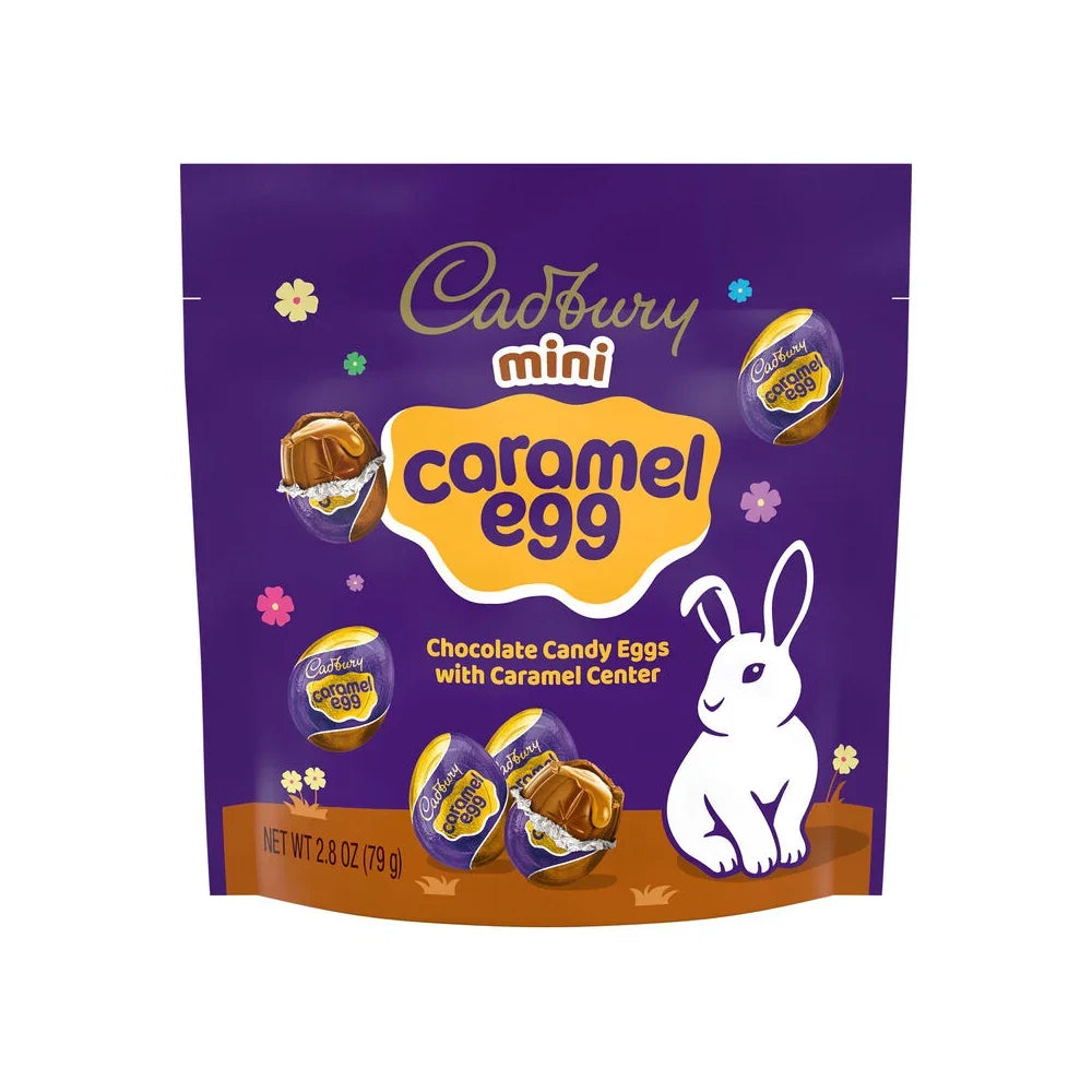 Cadbury Mini Milk Chocolate Eggs with Caramel: 2.8-Ounce Bag
