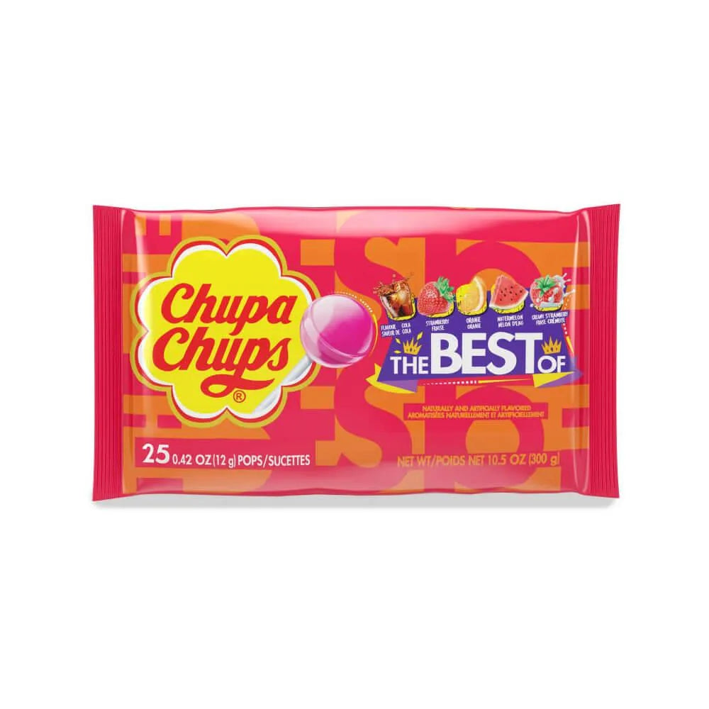Chupa Chups "The Best of" Lollipops: 25-Piece Bag