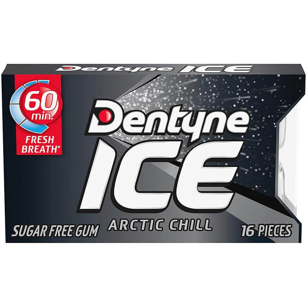 Dentyne Ice Sugar Free Gum Packets - Arctic Chill: 9-Piece Box