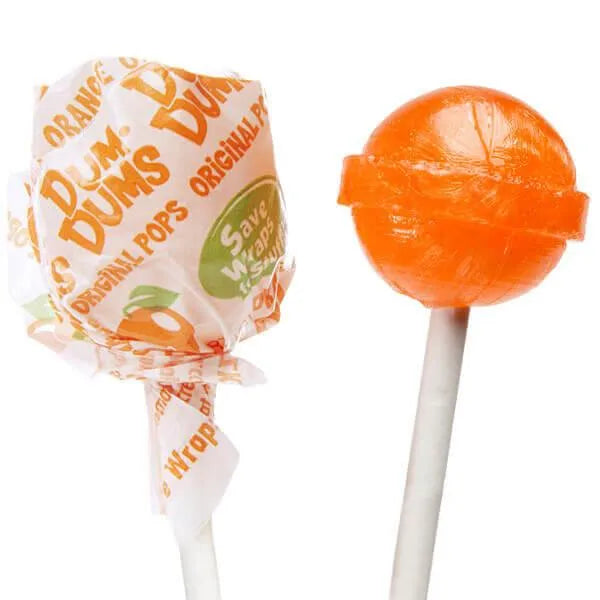 Dum Dums Pops - Orange: 50-Piece Box