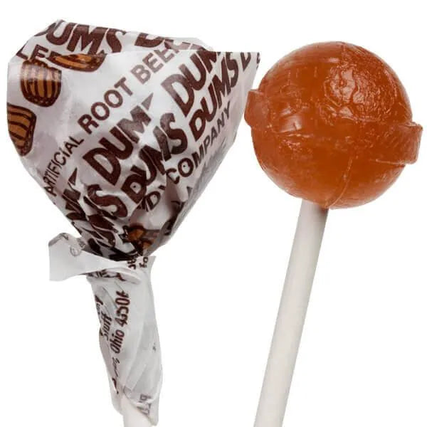 Dum Dums Pops - Root Beer: 50-Piece Box