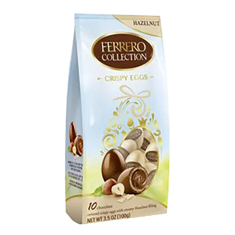 Ferrero Collection Crispy Hazelnut Eggs 3.5 oz Bag: 10-Count Case