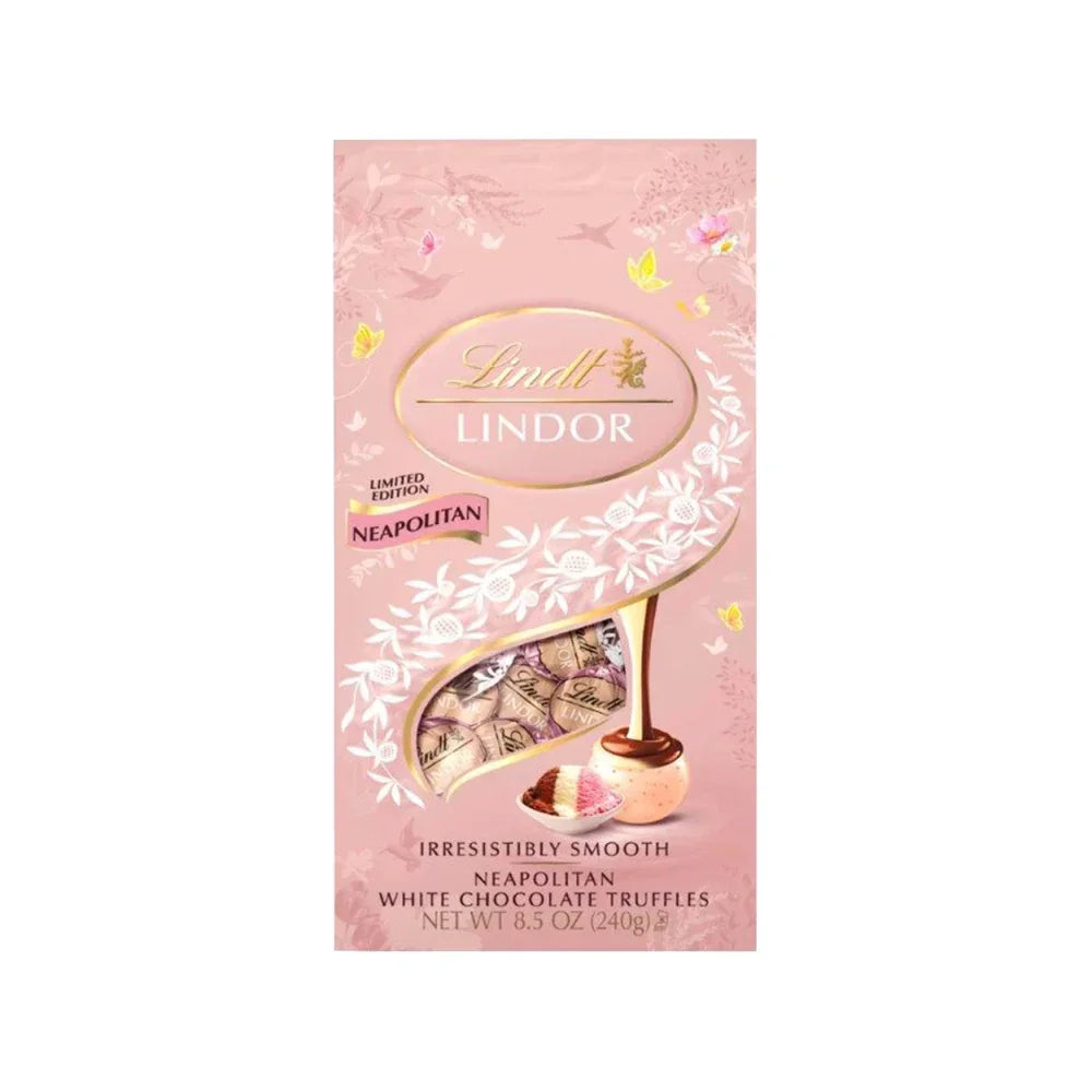 Lindt Neapolitan Truffle Bags: 6-Piece Case