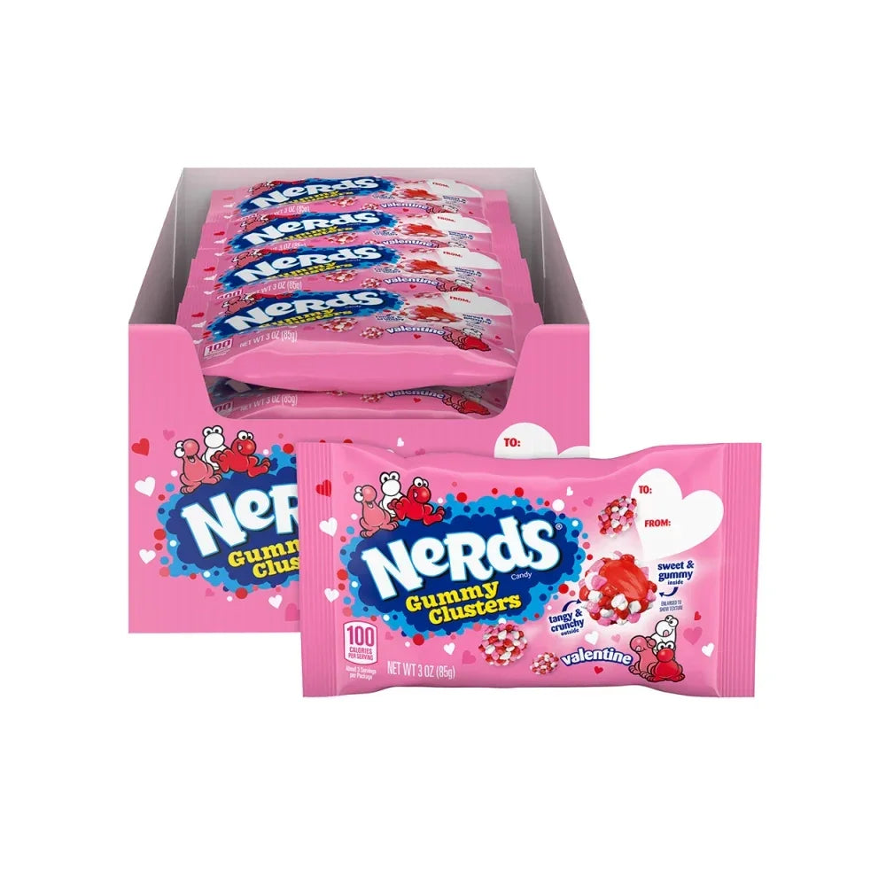 Nerds Valentine’s Gummy Clusters: 12-Piece Box