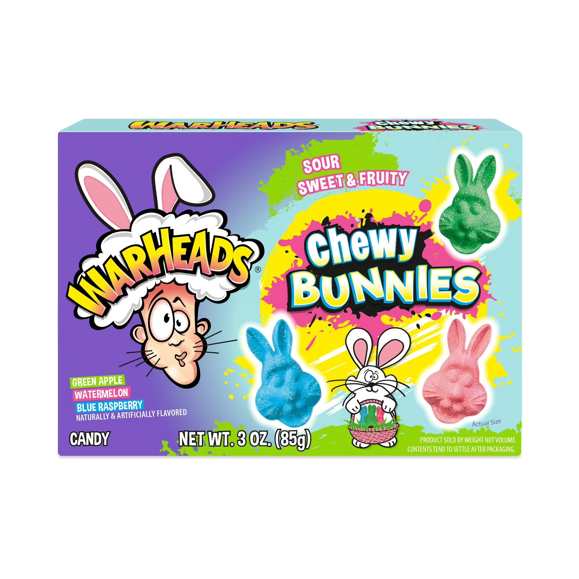 WarHeads Sour Chewy Bunnies: 3-Ounce Box